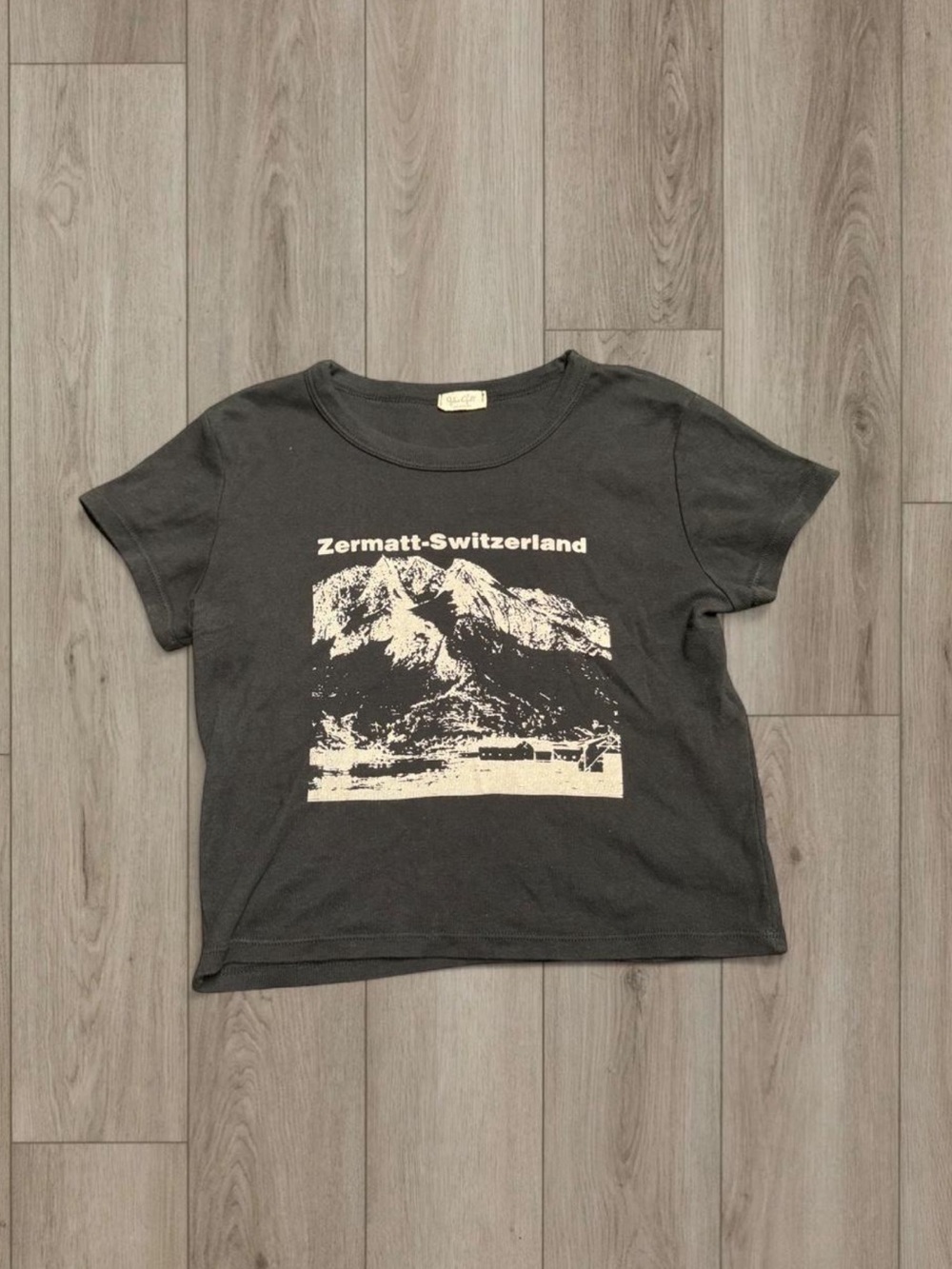 Zermatt-Switzerland Graphic Tee - Black